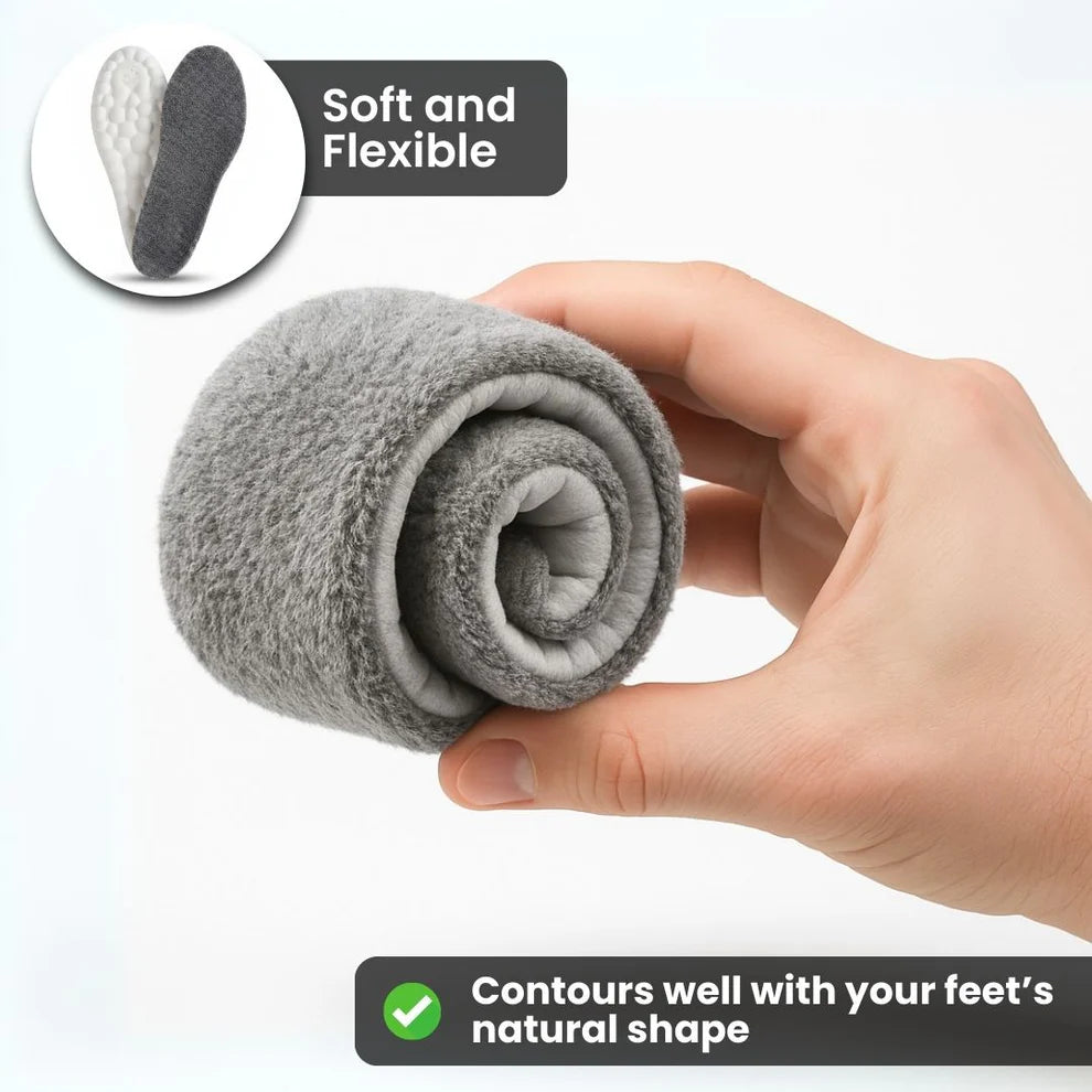 Winter Comfort Insoles – Ergonomic, Warm & Pressure-Relieving