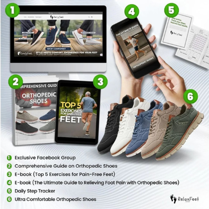 ComfyWalk – Healthy and Supportive Walking Shoes